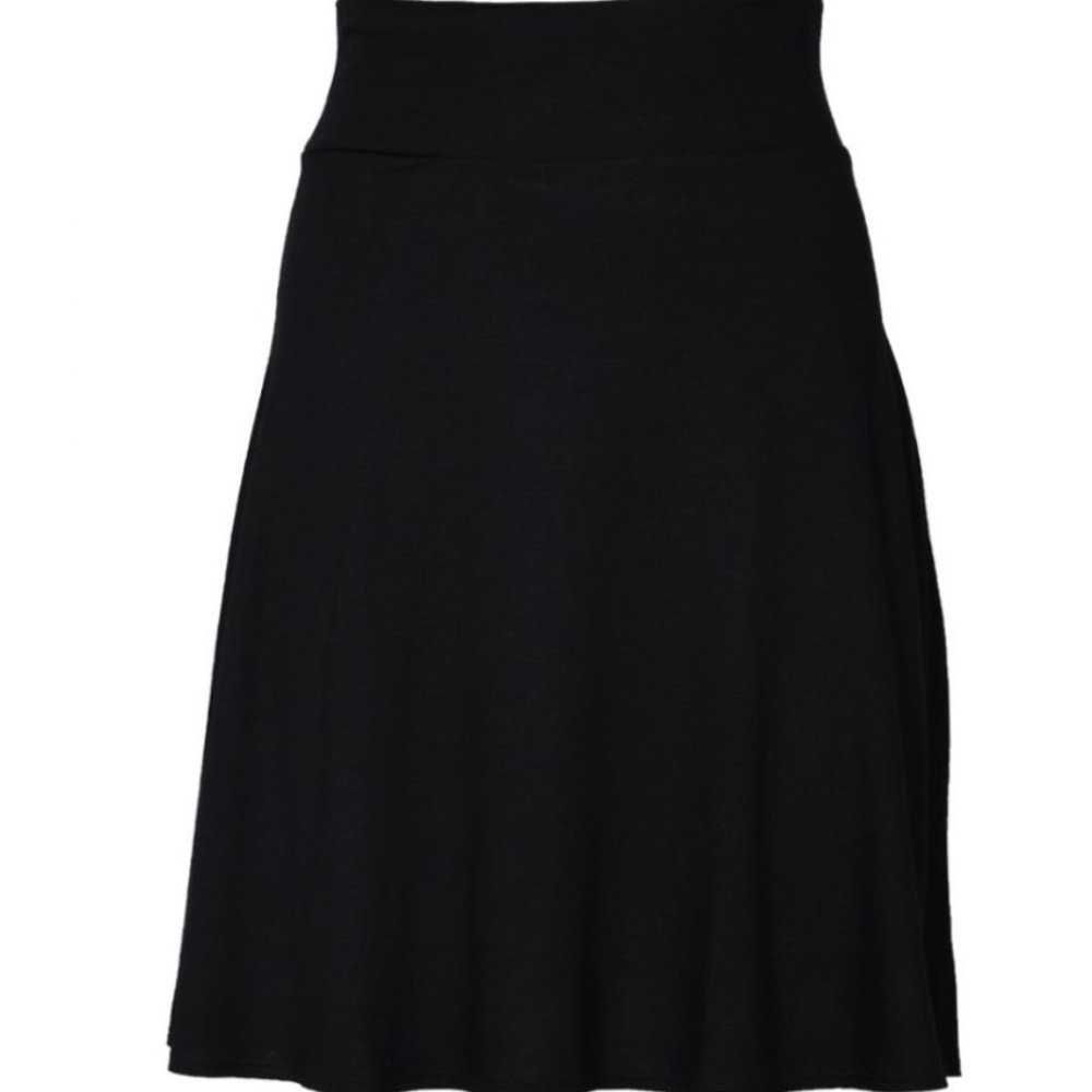 Salaam Black Flippy Skirt L 12 14